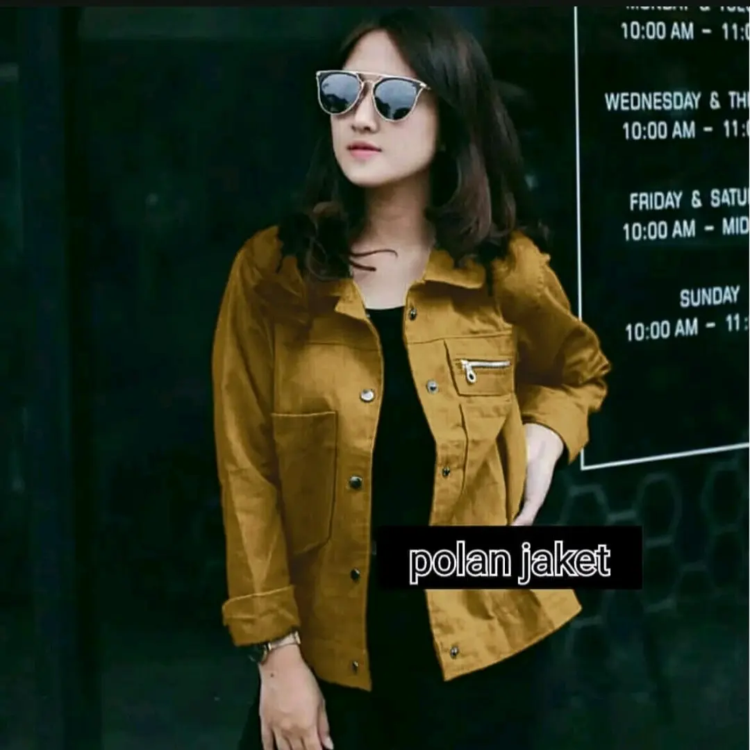 POLAN JAKET-Jaket polan-Model korean-Jaket wanita kekinian/ Jaket Blazer Cewek
