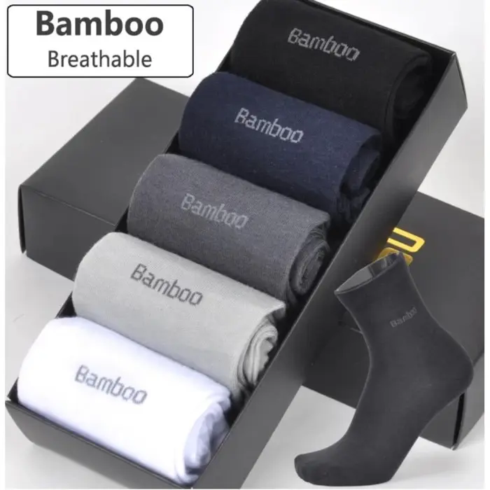 KK25 Kaos Kaki Pria Kerja High Quality Super Bambu Bamboo Sock