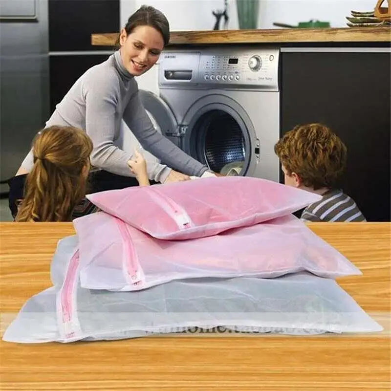 Mesh Laundry Polyester Net Bag For Shoes Underwear Sock Washing hine Pouch Clothes Bra Bags Protective Organizer