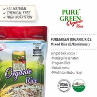 Gambar PAKET 2 - PureGreen Organic Rice Beras Organik Merah Kombinasi 1 kg x 2 pc - Mixed Rice (Kombinasi) Paket 2x1 KG dari Puregreen Organic Kab. Tangerang 2 Tokopedia