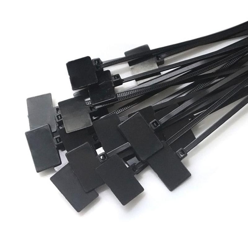 Product Introduction of Jowenty 100pcs Easy Mark Mesh Wire Marker Markers Tag Labels Nylon Ties Cable Ties Colorful Tag Cable Tag 12