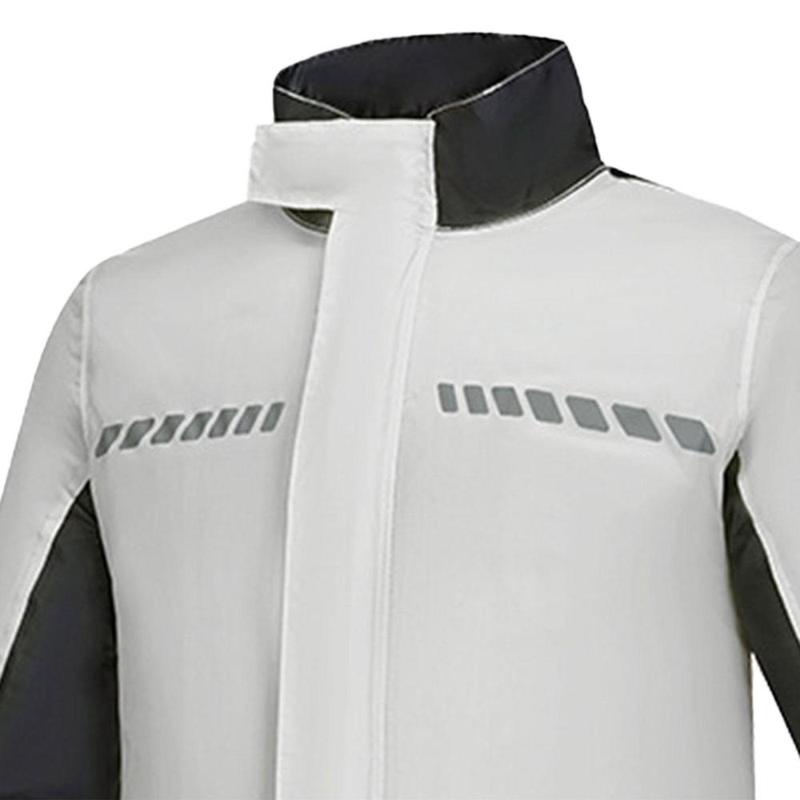 Product Introduction of Rain Suit Reflective Breathable for Men Women Waterproof for Motorcycle Riders Rain Jacket and Pants Rain Trousers Rainwear 1