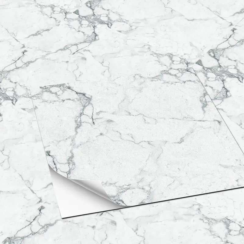Marble Pattern Imitation Tile Self Adhesive Floor Sticker, Self Adhesive Vinyl, 10pcs Peel and Stick Waterproof Floor Decal, Wallpaper for Living Room, Vinyl Sticker, Adhesive Stickers, Sticker Decorations 3