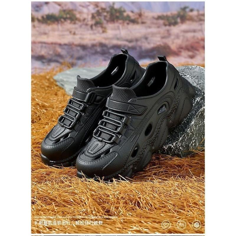  Giày nhựa tập thể dục đi mưa đi biển Chống trượt Chống mài mòn Dép lái xe Đế Bằng 