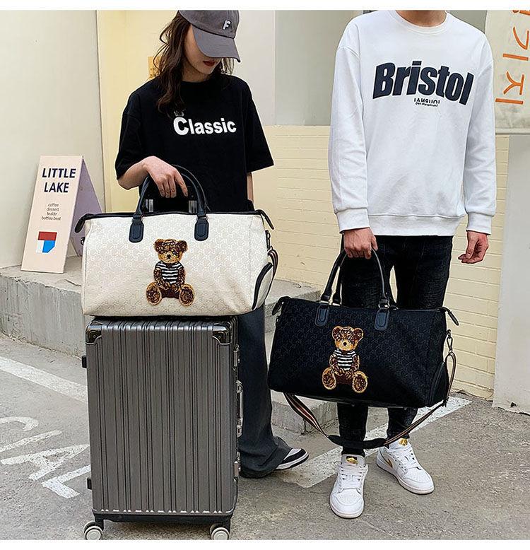 Product Introduction of Fashion Portable Travel Bag Large Capacity Crossbody Female Luggage Storage Bag New Gym Bag Maternity Package Dry Wet Separation 11