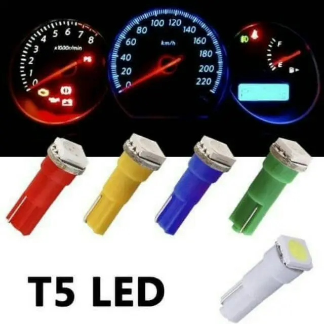 Lampu T5 LED Spedometer Motor Dan Mobil / LED T5 COB Panel Dashboard Super Bright Car Kendaraan