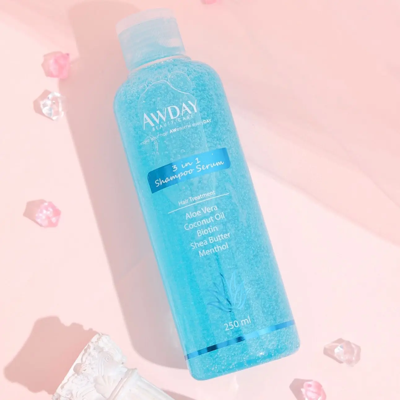 Awday 3in1 Shampoo 250ML Serum Hair Treatment BPOM