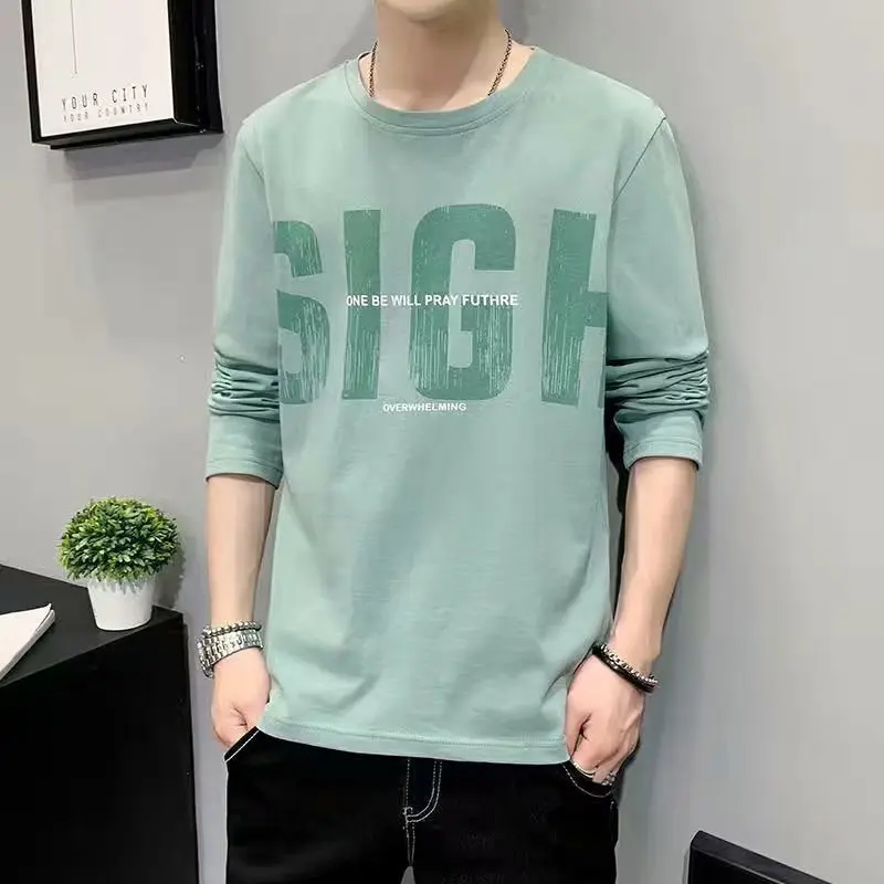 Long sleeved T-shirt men's new spring and autumn collection