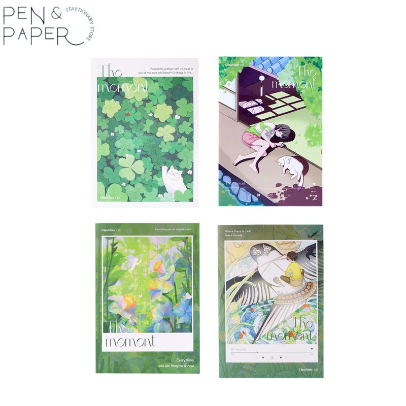 Vở Kẻ Ngang B5 Classmate Bộ Sưu Tập The Moment 60-70gsm, Dòng Kẻ Chống Lóa Mắt, Thiết Kế Bìa Xinh Xắn Dễ Thương, 80/120/200 Trang