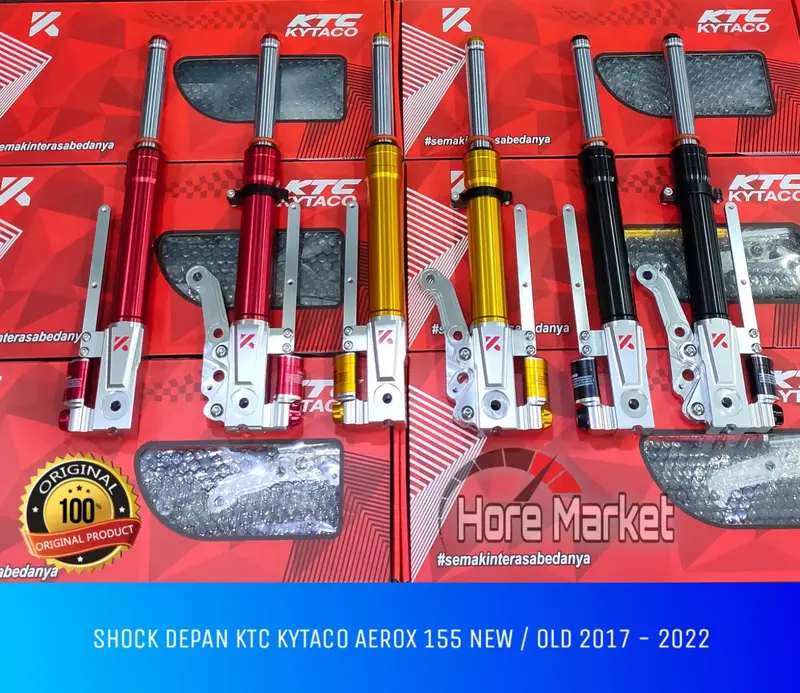 SHOCK DEPAN KTC KYTACO AEROX 155 2023 2022 2021 2020 2019 2018 2017 NEW OLD CYBER CITY VVA UPSIDE DOWN KYTA UP SIDE DOWN 0