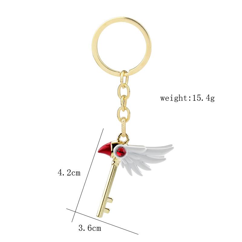 Product Introduction of Vòng Cổ Card Captor Sakura, Thiết Kế Cô Gái Thẻ Ma Thuật, Gậy Chiến Đấu Sakura Bird, Mặt Dây Chuyền Đồ Trang Trí Móc Chìa Khóa, Chủ Đề Thẻ, Chủ Thẻ Sakura 0
