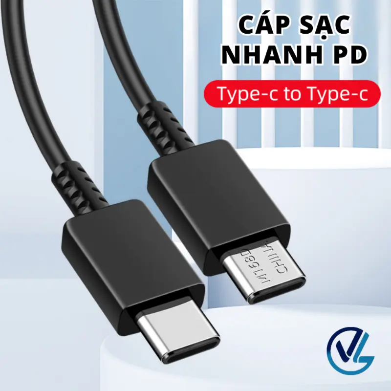 HDFJADSHOP Cáp Sạc Nhanh 2 Đầu Type C, Dây Sạc Nhanh 1m Note 10 Note 20 S20 S20+ A71 S21 S21Ultra - Việt Linh Store