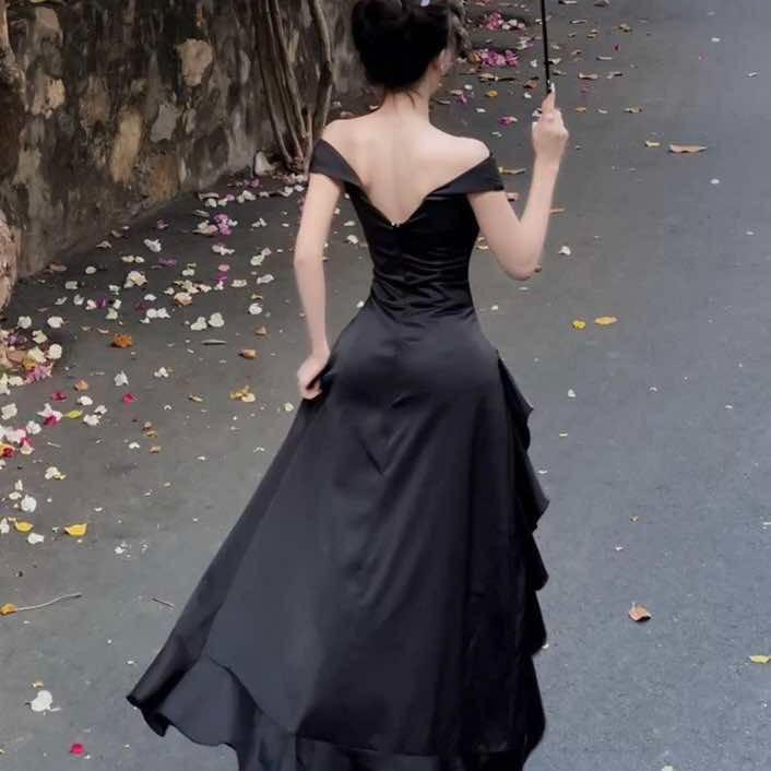 Đầm Dài Dự Tiệc trễ Vai Xẻ Tà Sang Trọng Bigsize (58-90kg) Linhh Nguyen Bigsize 1