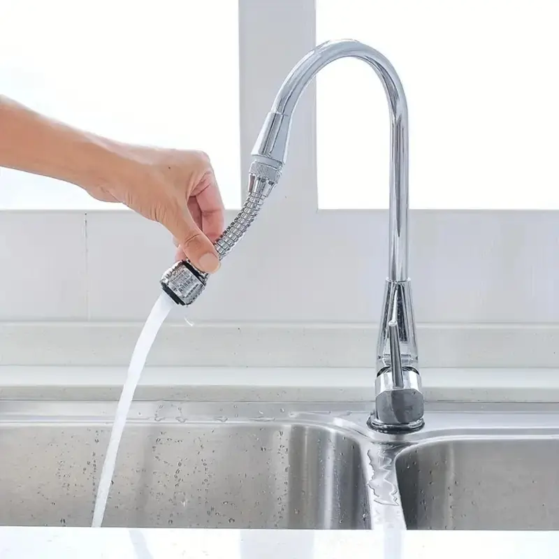 Kitchen Faucet, 360 Degree Rotating Faucet Aerator, 2 Modes Extension Tube, Sink Aerator, Kitchen Fixture Accessories, Gifts For Girlfriend 3
