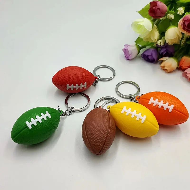 Rugby Keychain Player's Gift Car Keychain Rugby Fan Keychain 4 Colours Sports Accessories | /1pcs Rugby Accessories