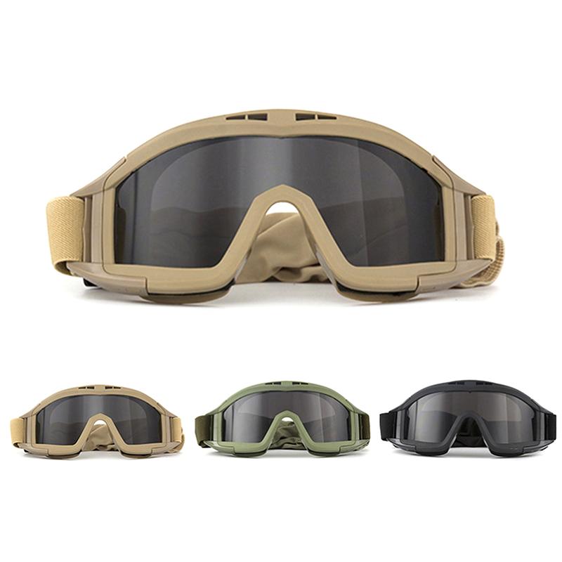 Product Introduction of Goggles Lens Windproof Dustproof  Motocross Motorcycle Mountaineering Glasses CS Safe Protection 17