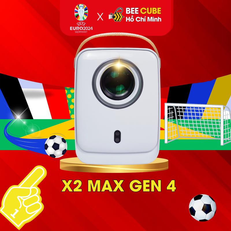 Máy Chiếu Mini BeeCube X2 Max Chính Hãng - Độ Phân Giải Full HD 1080p - Kết Nối Wifi, Bluetooth Siêu Tiện Lợi Projector Led
