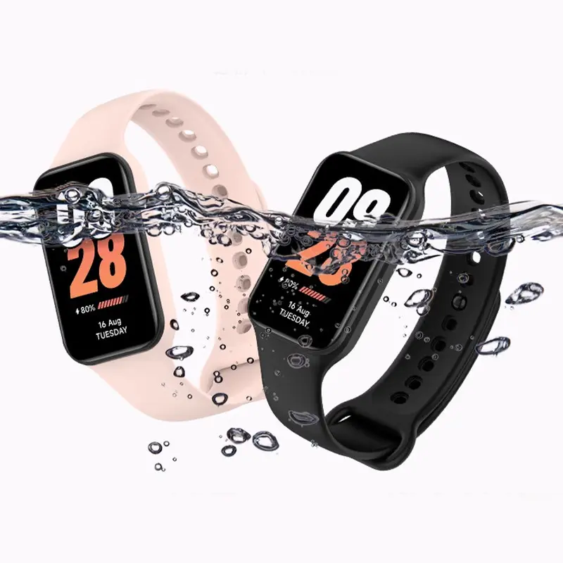 Silicone Strap for Mi Band 8 Active Xiaomi Redmi Band 2 Xiaomi Smartwatch Silikon Sport Rubber Band Tali Jam Tangan Smartwatch Xiaomi Miband 8 Active Redmi Band 2 Bahan Silikon Polos Warna 1