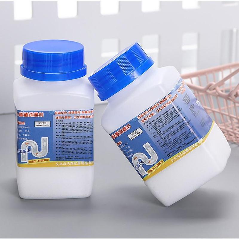 Combo 2 Lọ Thông Tắc Hiệu Quả Làm Sạch - Lọ Thông Tắc Cống Bồn Cầu Tolet Yuhao bột tẩy