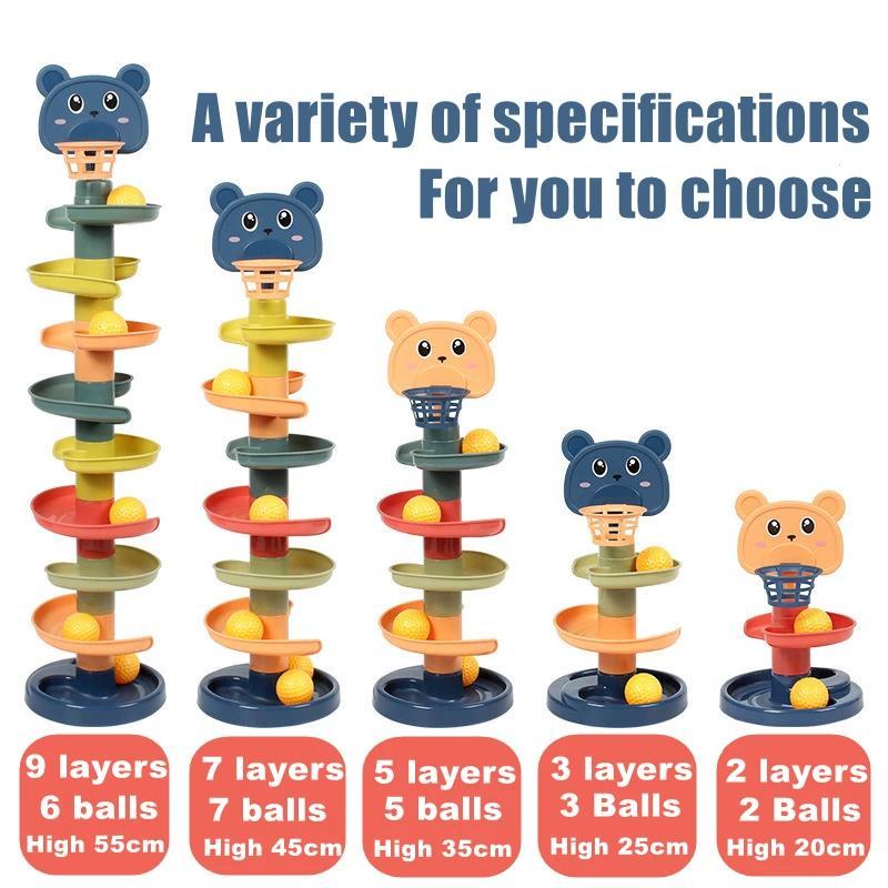 Product Introduction of Baby Rotating Ball Tower: Montessori Toy, Early Ed & Interactive Gift 12