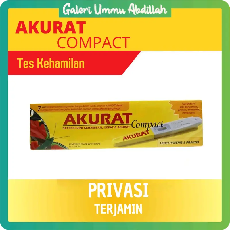 Akurat Compact Alat Tes Kehamilan Compact Akurat Tespek Privasi Terjamin 0