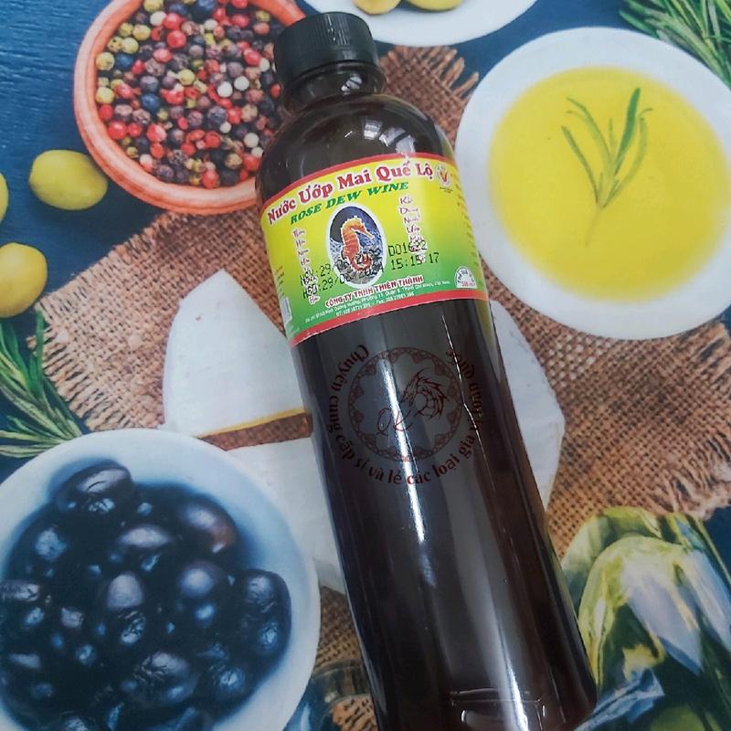 Gia vị nấu ăn rượu Mai Quế Lộ Hồi Quế chai 500ml Làm Lạp Xưởng, Ướp Thịt Nướng