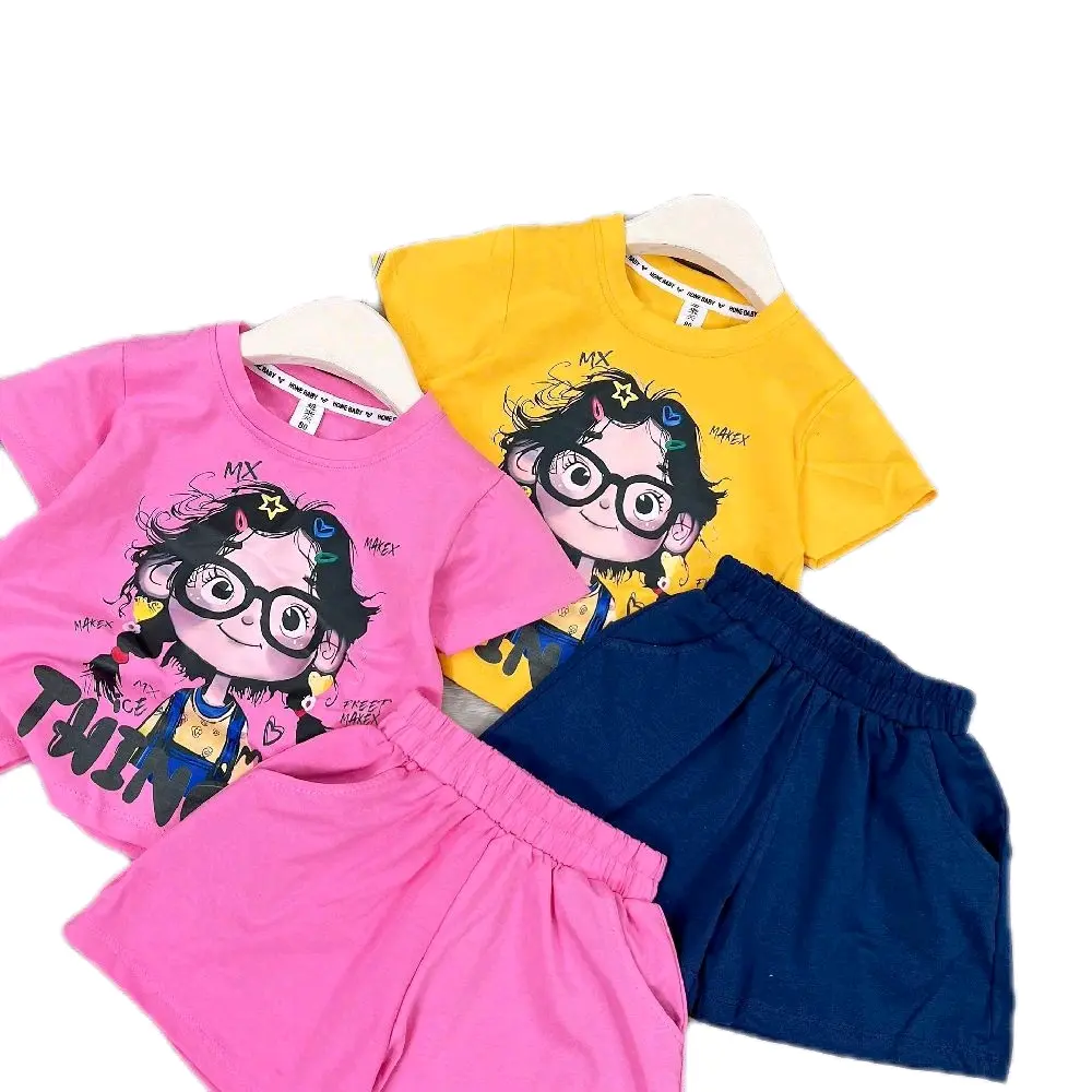 Bộ cotton cô gái tóc xù cực hót size 10-30kg.unisex giành cho bé gái!