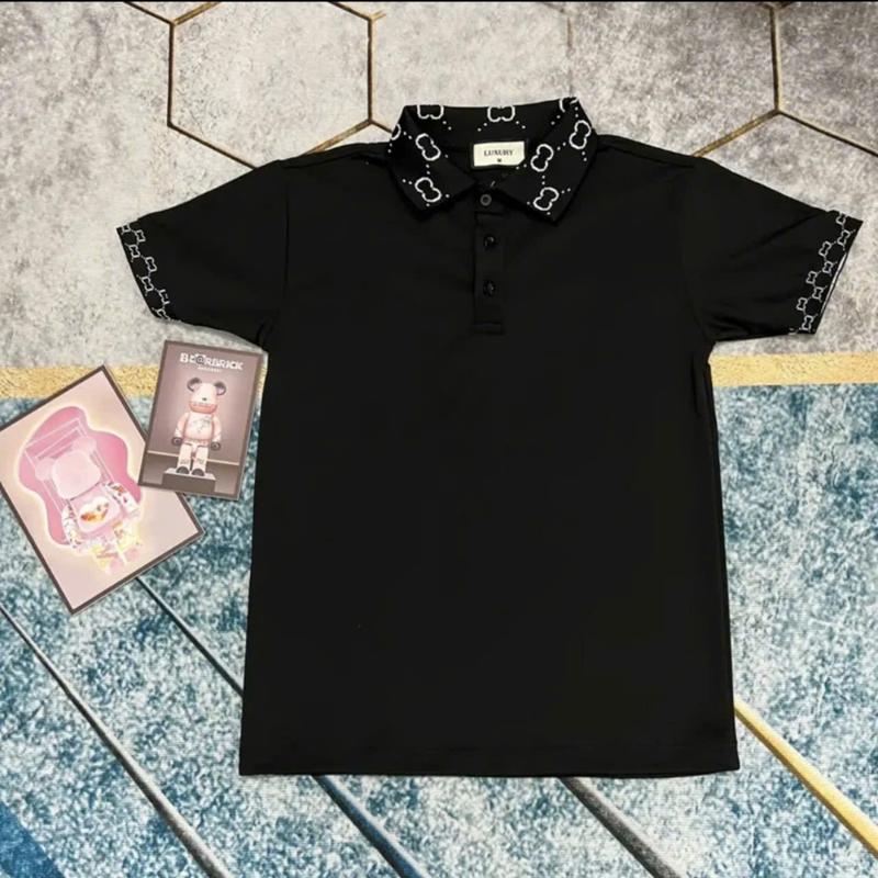 Product Introduction of Áo thun polo nam ngắn tay phối cổ tay thời trang trẻ trung 3 màu lịch lãm sang trọng-GIN MAN STORE Menswear Cộc Tay 2