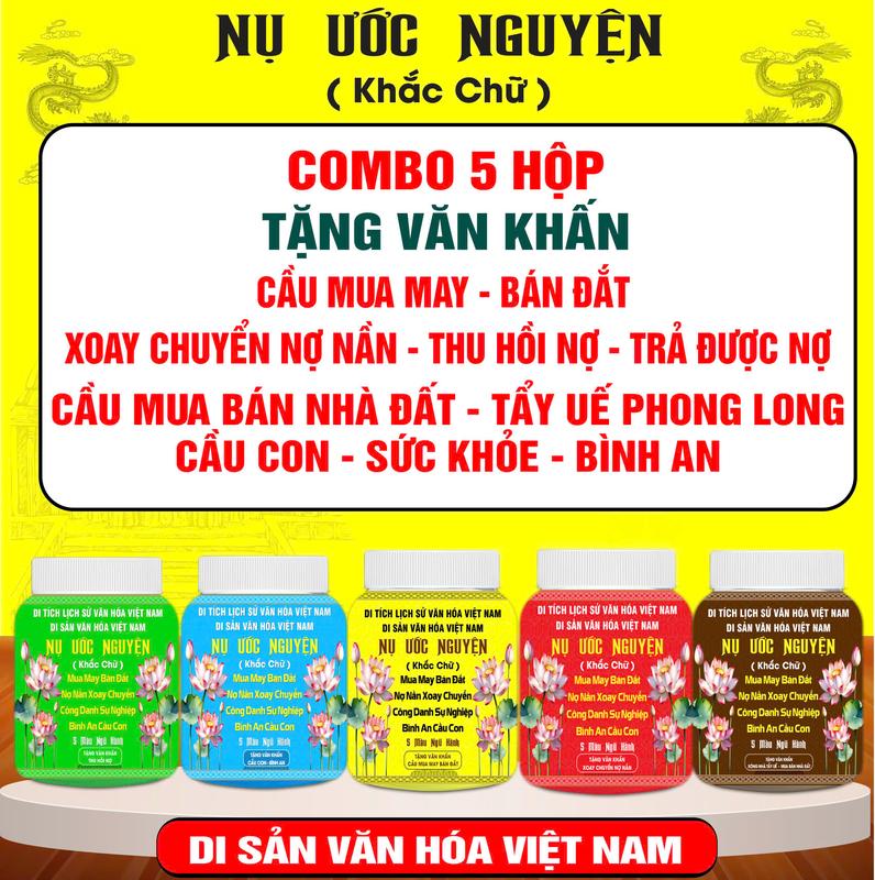 Nụ Ước Nguyện 4 Mặt Khắc chữ tặng kèm văn khấn 8