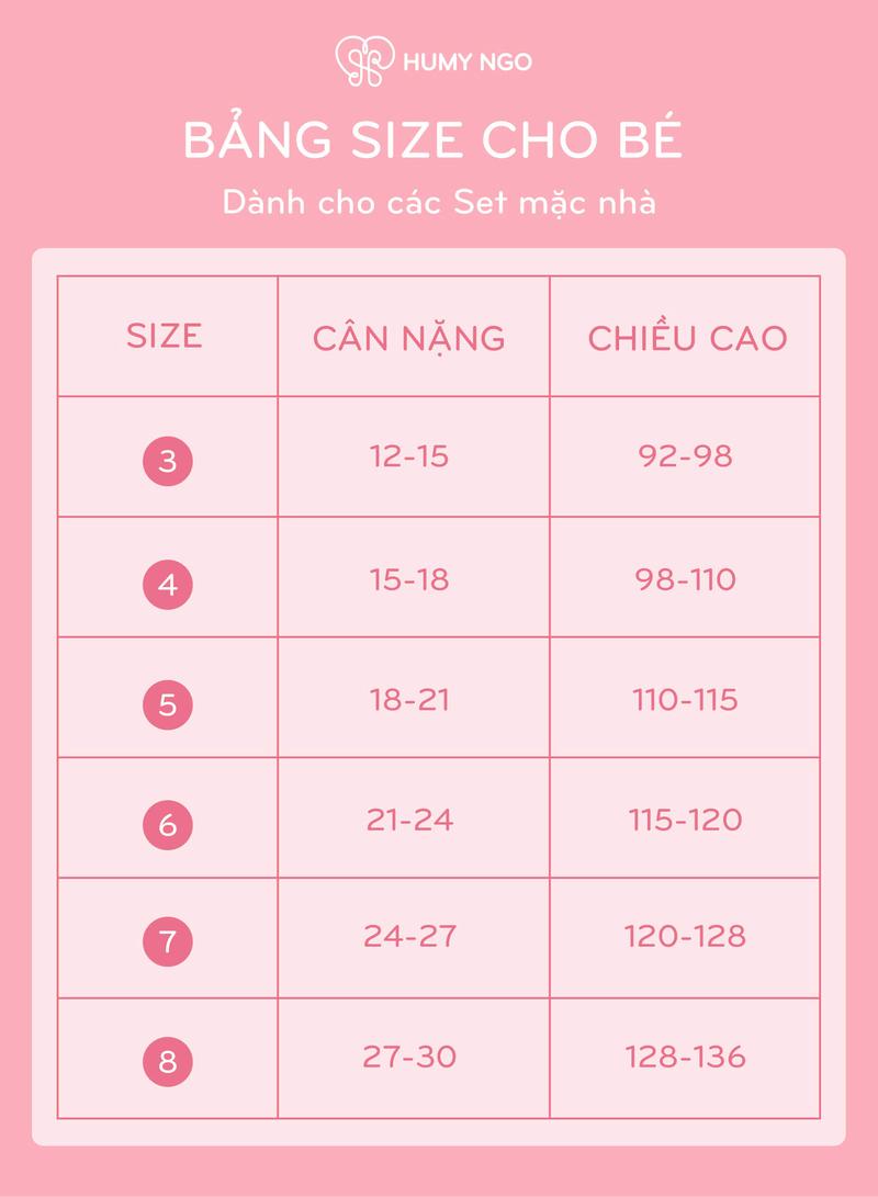 Product Introduction of Bộ mặc nhà cộc tay cho bé gái họa tiết kẻ caro chất đũi hàn mềm mại, thấm hút mồ hôi- DESIGNED BY HUMY NGO [Mã 121] 0
