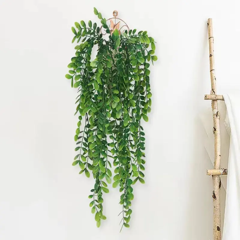 Artificial Leaf Hanging Plant, 3pcs Creative DIY Spring Simulated Hanging Plant, Fake Hanging Plant For Home, Home Decoration Supplies 0