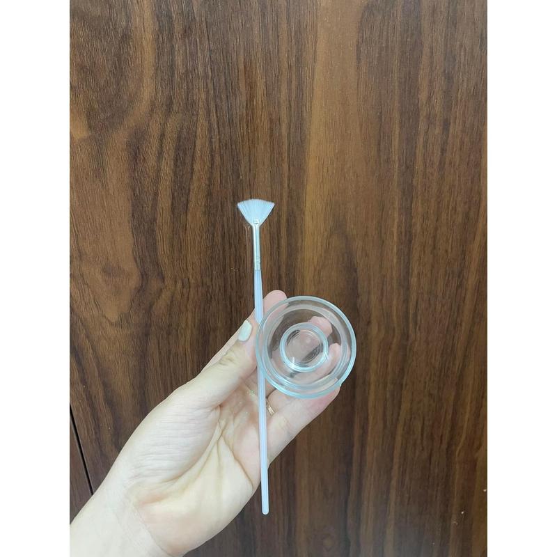 Bộ bát quét peel da, bát thủy tinh và chổi quét peel cao cấp 2