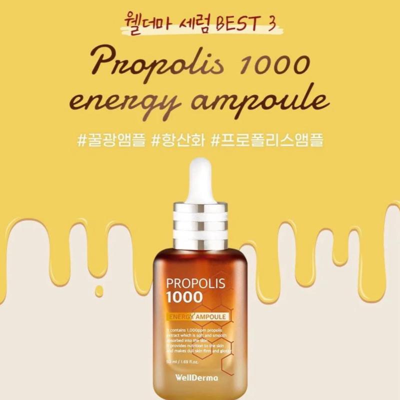 [Wellderma] Serum Keo ong Propolis 1000 hỗ trợ phục hồi làm dịu da