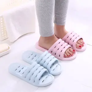 Sandal Kamar Mandi Wanita Anti Selip Elegan dan Lucu karet pink Shoes Sendal Slip
