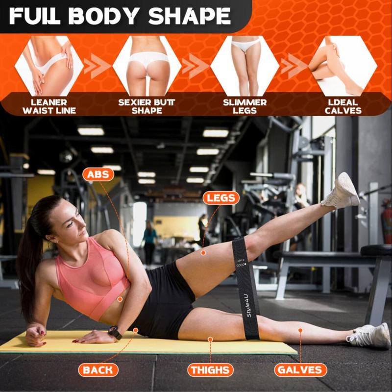 Resistance Band Set, 6 Counts/set Resistance Band & Storage Bag, Workout Bands, Resistance Bands for Legs, Fitness Bands, Exercise Bands Resistance Bands Set 4