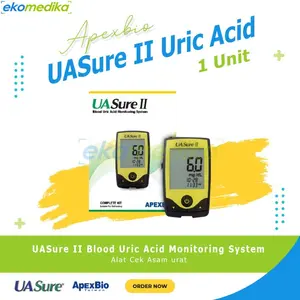 Apexbio UA SURE Alat Cek Asam urat / Uric Acid UA SURE II