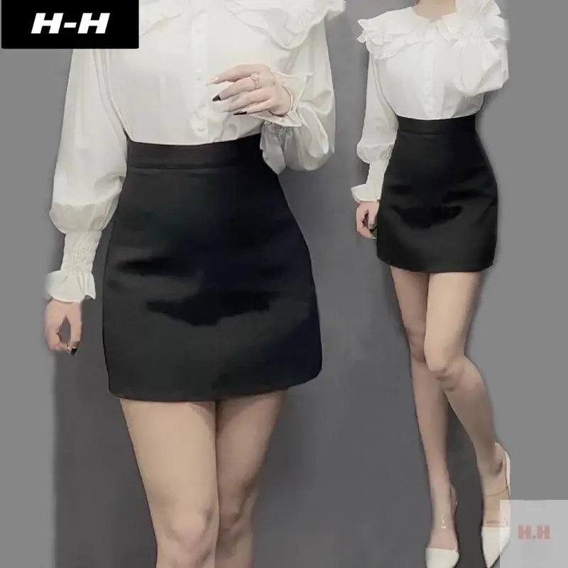 Chân váy ngắn công sở dáng ong (H1) lưng cạp cao tiện dụng dễ mặc chất vải tuyết mưa loại 1 có bigsize