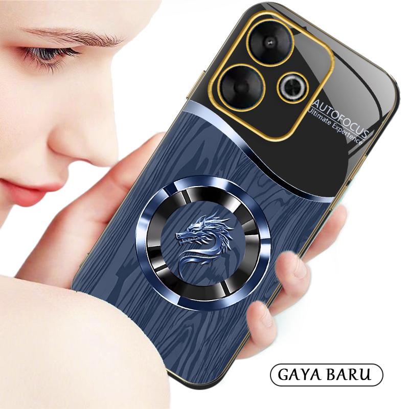 Product Introduction of Memperlancar kasus telepon TPU yang cocok【REDM1 13】-TPU kayu naga 5