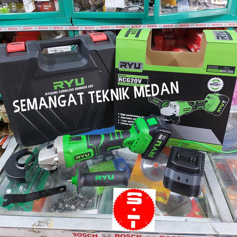 RCG20V GERINDA TANGAN BATERAI CORDLESS BRUSHLESS GRINDER 4