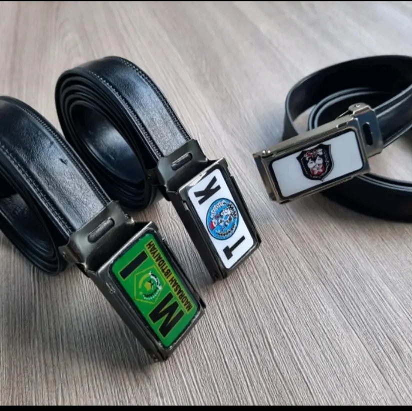 Sabuk Matic 2,5 cm Logo sekolah Perempuan Laki-laki