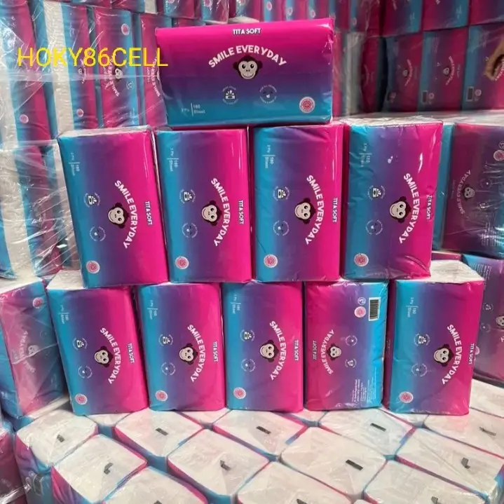 {VARIAN 10 PCS} tissue TITASOFT 180 sheet 2ply 360 helai Tisu