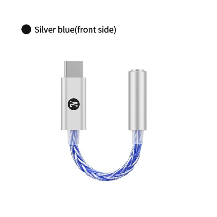 Gambar JCALLY JM6 Pro Hires CX31993+MAX97220 DAC Type C to 3.5mm Adapter Converter - Silver Blue dari Yankee Indonesia Kota Administrasi Jakarta Barat 3 Tokopedia
