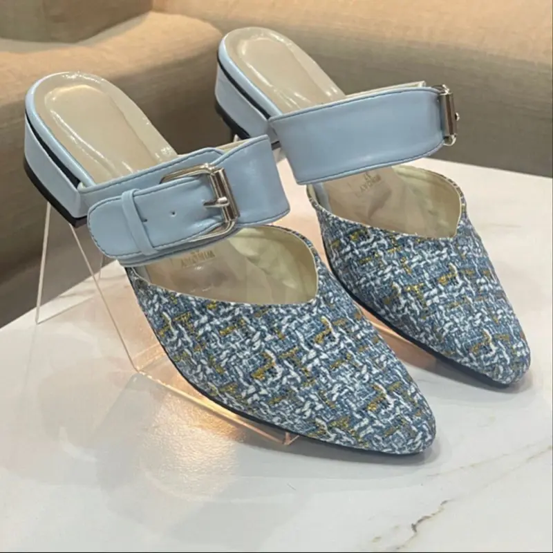Marss - Sandal Flatshoes Mules Wanita Gesper 1