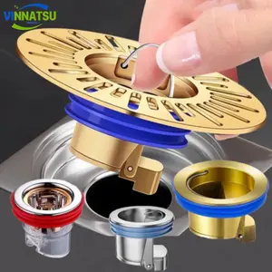 Vinnatsu Katup Penutup Saluran Air Floor Drain Penutup Saluran Air Kamar Mandi Floor Drain Kamar Mandi