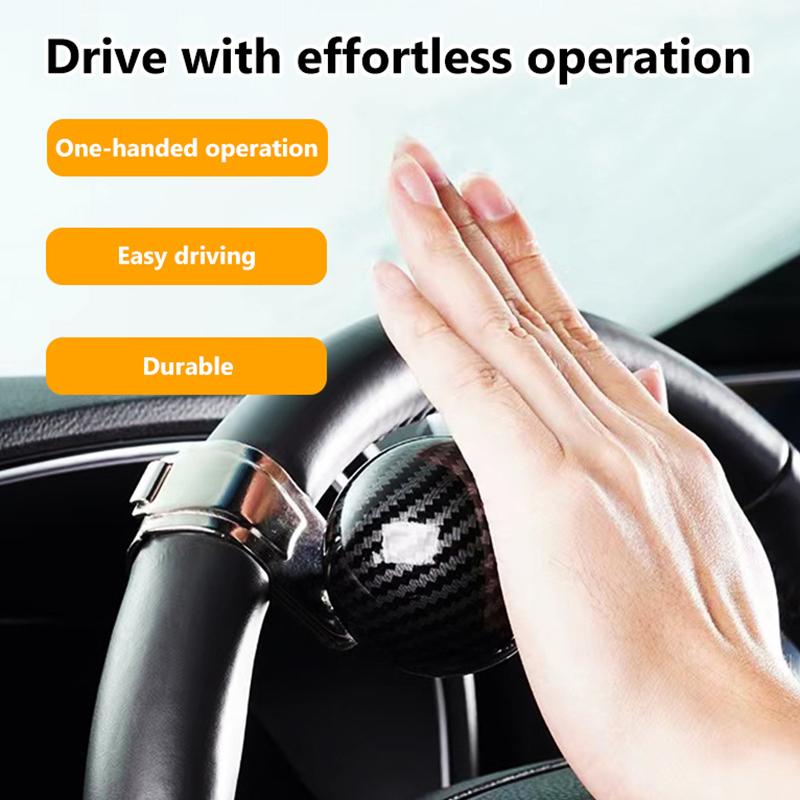Product Introduction of 360-degree Rotation Steering Wheel Knob Power-assist Ball Universal Car Steering Wheel Knob Power-saving Non-slip For Trucks 13