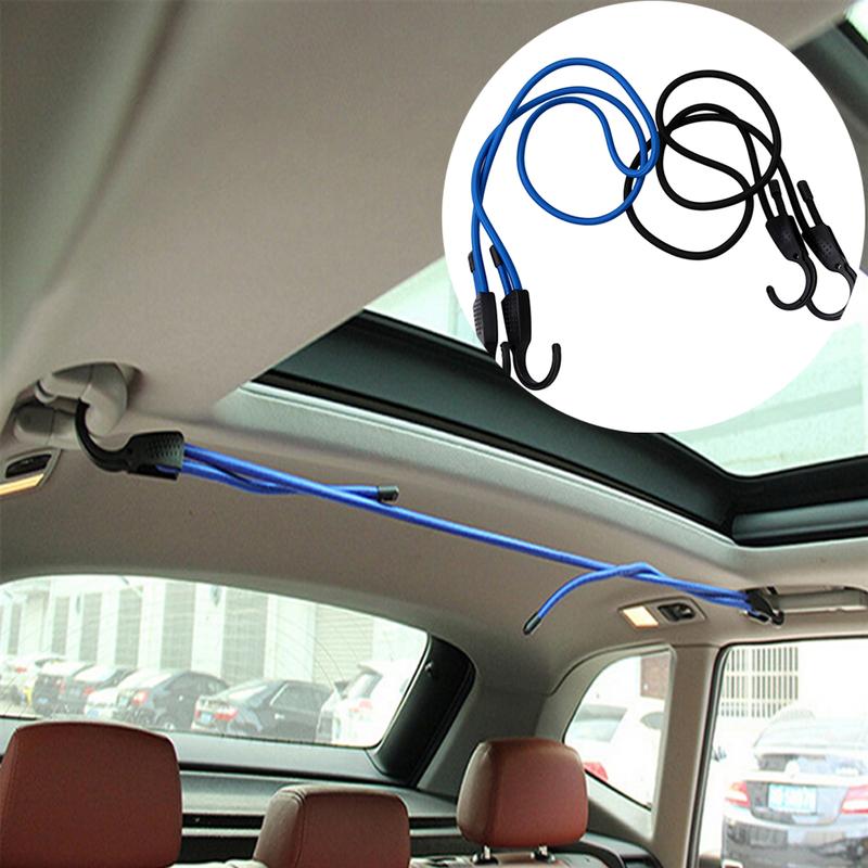 Stretch Elastic Adjustable Bungee Cords Hooks Car Strap Roof - TikTok ...
