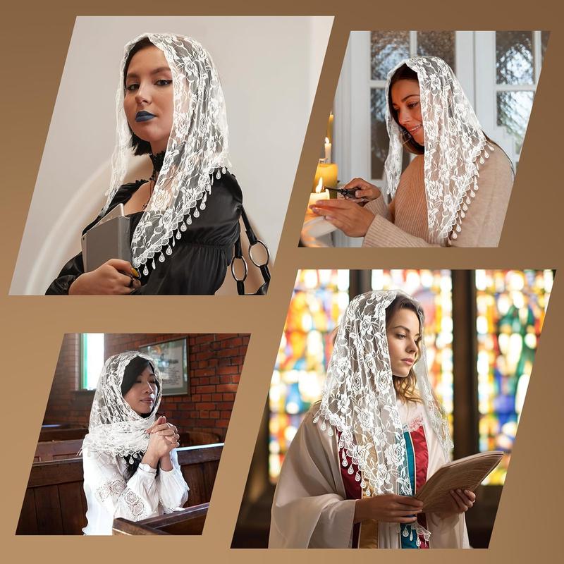 Sibba Triangle Veil Lace Head Covering Chapel Scarf Embroidery Headpiece Grace Bridal Veils Elegance Tulle 2