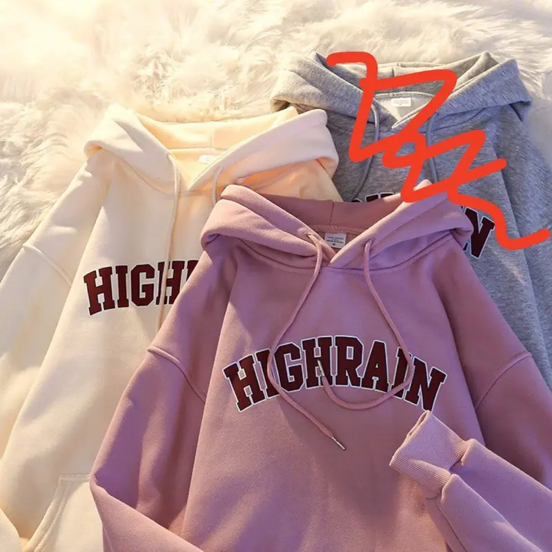 Áo Nỉ Hoodie Nam Nữ Form Rộng Chất Nỉ Lót Bông Dày Dặn HIGHRAIN M01 3