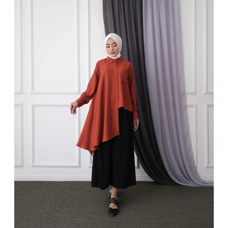 KEIZHA & SOLEHA Cappadocia Shirt Atasan Kemeja Wanita Lengan Panjang
