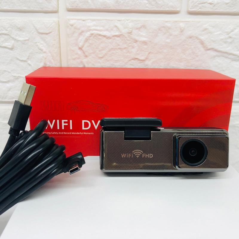 Cam Hành Trình Wifi V9 Pro căm cổng USB 5V Kết nối điện thoại kèm màn